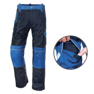 stanmore radne htz pantalone plava boja plave plavo crne pamuk