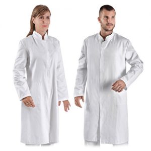 radni mantil muski zenski beli haccp