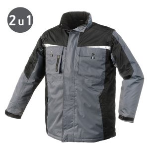 Allyn zimska radna jakna sivo crna