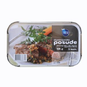 alu aluminijumske posude sa poklopcem 750ml 5kom tp 2