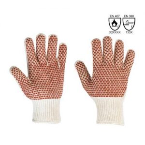 honeywell zastitne radne toplootporne rukavice aratherma first dots fit short grip vatrootporne