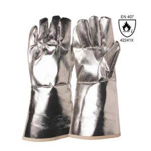 ISSA toplootporne aluminizirane rukavice protiv visokih temperatura topljenog metala liva livnicke